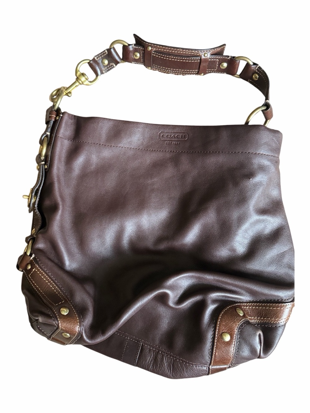 Chocolate Brown Coach Handbag Purse